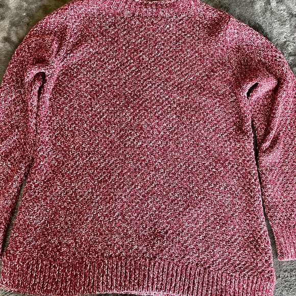 Loft purple mock neck sweater size S - Picture 3 of 3